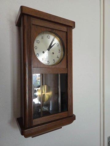 Wandklok - Hout - 1970-1980 - Vintage bimbam klok, Antiek en Kunst