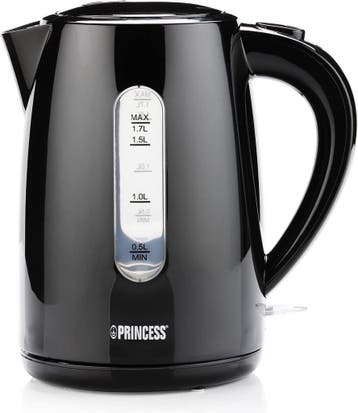 Princess Waterkoker 236017 1.7 Liter - 360° draaibaar -, Ophalen of Verzenden, Zo goed als nieuw