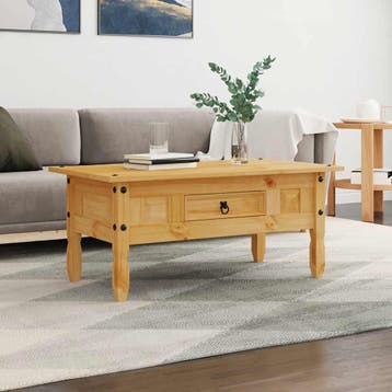 vidaXL Salontafel Mexicaans grenenhout Corona-stijl, 100 tot 150 cm, Verzenden, Nieuw, 50 tot 100 cm