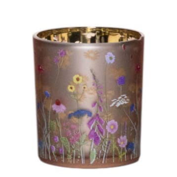 Theelichthouder wilde bloemen hommel Klein 8cm, Verzenden, Nieuw