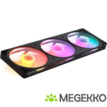 NZXT F420 RGB Fan (2026) - Black, Computers en Software, Verzenden, Nieuw