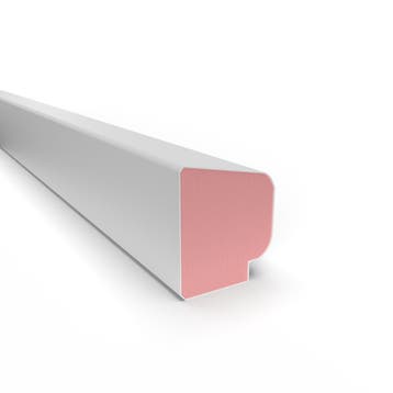 Kunststof, buigbare Durodeen glaslat D17-15/s kleur wit met, Ophalen of Verzenden, Nieuw