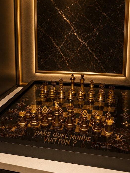 Art Stray-Nos -  L’Échiquier dans quel monde Vuitton ?, Antiek en Kunst, Kunst | Designobjecten