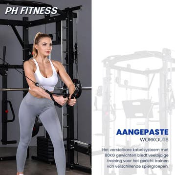 Fitness Krachtstation | Advanced Power Rack 910 | Homegym, Benen, Nieuw, Metaal, Krachtstation