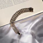 Gouden meander schakelarmband, Sieraden, Tassen en Uiterlijk, Armbanden, Ophalen of Verzenden, Gebruikt, Overige kleuren, Goud