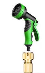Hogedruk Tuinslang Sproeier Messing voor Auto, Huis en Tuin, Verzenden, Nieuw