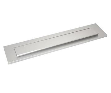 S2 briefplaat aluminium F71 - gepolijst rechthoekig, Tuin en Terras, Brievenbussen, Verzenden, Nieuw