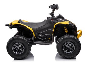 CAN-AM Maverick Geel, Quad, 12V10ah, 4WD, leder, RC. NIEUW!!, Ophalen of Verzenden, Nieuw
