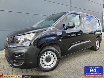 Peugeot Partner | Zakelijke Lease v.a. €116.97 pm, Automaat, Gebruikt, Euro 6, Zwart