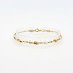 Armband - 18 karaat Geel goud Parel, Nieuw