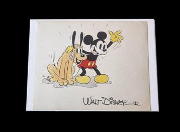 Mickey Mouse - 1 Fan card - Disney - 1930, Nieuw