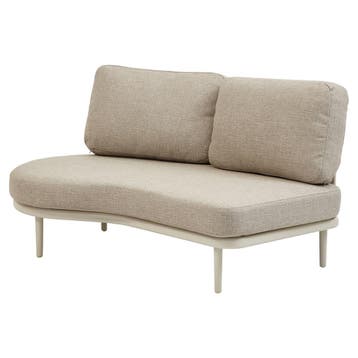 Savanna organische loungeset 6 delig aluminium latte, Ophalen of Verzenden, Nieuw, Aluminium