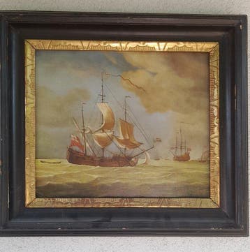 Scuola europea (XIX-XX), firmato Eremy - Barche a vela in