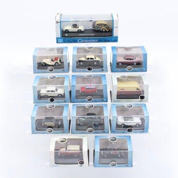 OXFORD , CARARAMA 1:76 - Modelauto (12) - Austin 3 Way Van, Hobby en Vrije tijd, Nieuw
