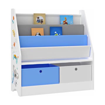 [en.casa] Kinderboekenkast Neda opbergkast 74x71x23 cm Koala, Verzenden, Nieuw