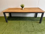 Nieuwe Lifestyle Veneto tuintafel – Luxe teak & aluminium, Tuin en Terras, Nieuw, Ovaal, Teakhout