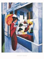 Kunstdruk August Macke - Hutladen 60x80cm, Verzenden, Nieuw