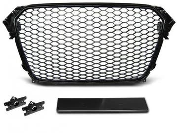 Grill Audi A4 B8 Facelift (2012-2015) RS Design Piano Black, Ophalen of Verzenden, Nieuw