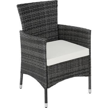 Wicker zitgroep Luzern 2+1 met kussenhoezen in 2 kleuren, Verzenden, Nieuw