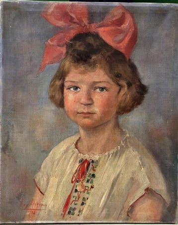 Max Moreau (XX) - Denise, Antiek en Kunst, Kunst | Schilderijen | Klassiek