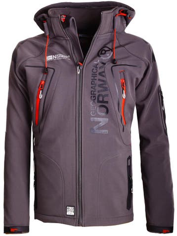 Geographical Norway Softshell Jas Heren Grijs Techno, Verzenden, Nieuw, Grijs