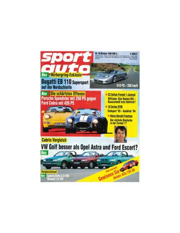 1993 SPORT AUTO MAGAZINE 10 DUITS, Nieuw, Author
