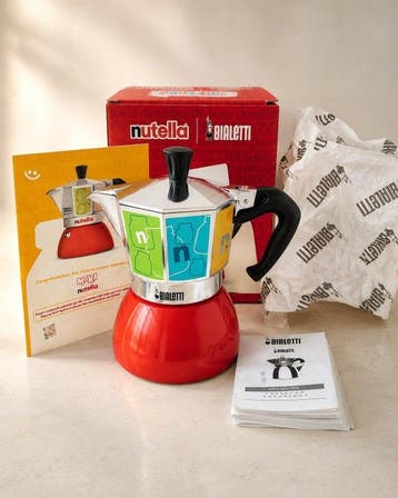 Moka Bialetti NUTELLA Induzione Edizione Limitata - 4 Tazze