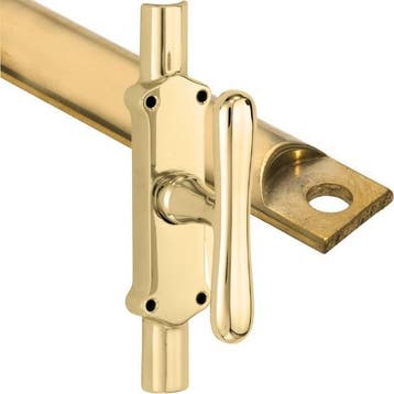 Kruk-espagnolet Linea messing ongelakt inclusief 1 stang, Verzenden, Nieuw