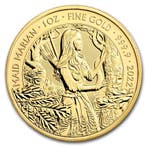 Gouden Myths and Legends - # 2. Maid Marian 1 oz 2022, Verzenden, Losse munt, Goud