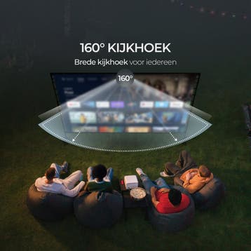 Lunaro Projectiescherm met Statief 72 inch – Projectiescherm, Ophalen of Verzenden, Zo goed als nieuw
