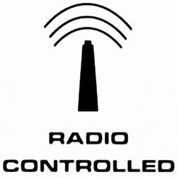 Radiogestuurde Wandklok Zwart Ø31cm (Klokken, Interieur), Verzenden, Nieuw