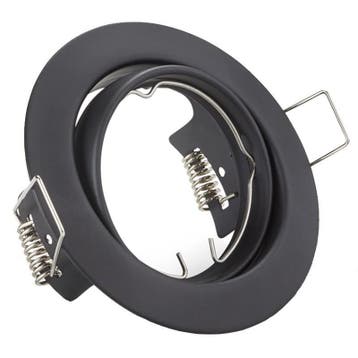 GU10 Inbouwspot Set - Mat Zwart - Inbouw Rond - Kantelbaar -, Ophalen of Verzenden, Nieuw, Overige fittingen, Plafondspot of Wandspot