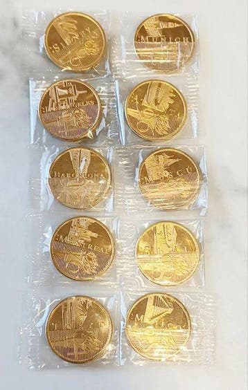 Olympische Spelen - Volledige collectie 22K gouden munten -, Nieuw