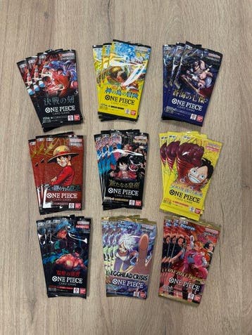 Bandai - 27 Booster pack - One Piece - Lotto 27 Booster Pack, Nieuw