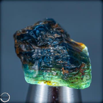 Natuurlijke grote koningsblauwe saffierkristal 43,65 ct, uit, Verzamelen