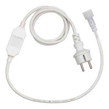 Bailey Stroomkabel 1.5M met Adapter 2A - voor LED Rope 36..., Ophalen of Verzenden, Nieuw