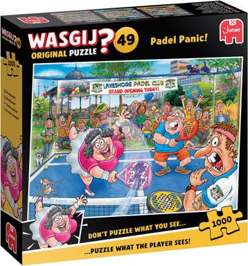 Wasgij Original 49 - Paniek op de Padelbaan! Puzzel (1000, Verzenden, Nieuw