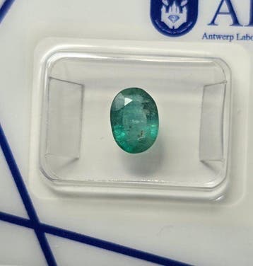 Zonder minimumprijs Groen Smaragd - 1.34 ct - Antwerp, Nieuw