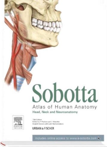 Sobotta Atlas Anatomy Head Neck & Neuroa - Sobotta Atlas, Boeken, Ophalen of Verzenden, Nieuw