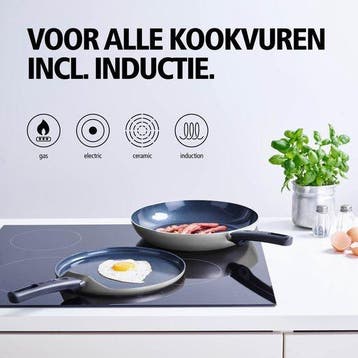 Brabantia VANTA Pannenkoekenpan - Ø 24 cm – Ergonomisch en, Verzenden, Nieuw