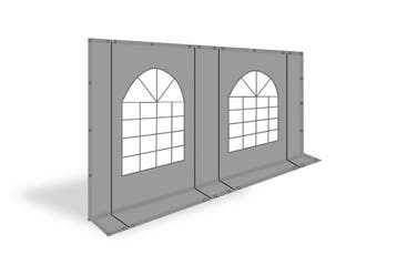 PVC zijwand boograam en ritsen 4m-220cm hoog-kies je kleur, Tuin en Terras, Verzenden, Nieuw