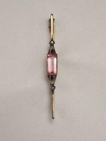 Broche - 18 karaat Geel goud - Art Deco-broche uit 1916, Sieraden, Tassen en Uiterlijk