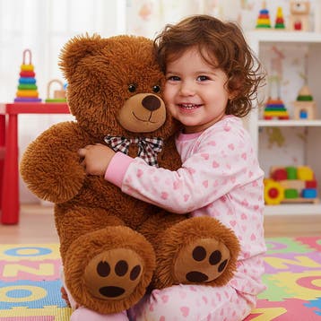 Knuffelbeer Bruin Pluche 50cm L (Knuffels, Speelgoed), Verzenden, Nieuw