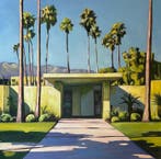 Alexy Berthelot - Green golf house 6, Antiek en Kunst, Kunst | Schilderijen | Modern