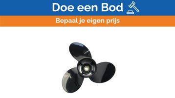 Bieden: Suzuki 14 x 13 3-blade Aluminium Outboard Propeller, Ophalen of Verzenden, Nieuw