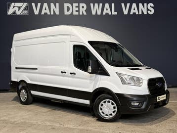 Ford Transit 2.0 TDCI 170pk Automaat L3H3 Euro6 Airco | Navi, Automaat, Stof, Gebruikt, Wit