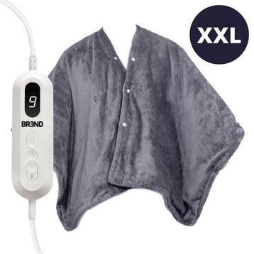 2dekans | BREND BR-2220 Elektrische Deken en Poncho – Sherpa, Ophalen of Verzenden, Zo goed als nieuw