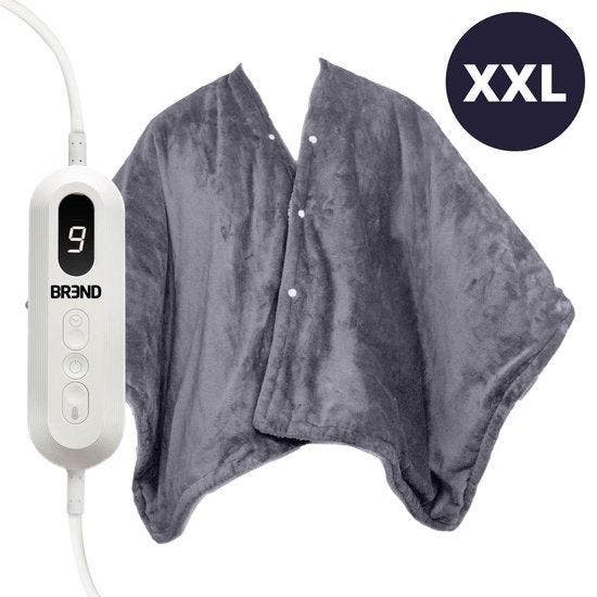 2dekans | BREND BR-2220 Elektrische Deken en Poncho – Sherpa, Audio, Tv en Foto, Afstandsbedieningen, Zo goed als nieuw, Ophalen of Verzenden