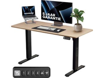 Stane Zit Sta Bureau Elektrisch Verstelbaar - 4, Huis en Inrichting, Verzenden, Zo goed als nieuw