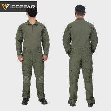 IDOGEAR G4 Tactisch Uniform Shirt & Broek met Kniebeschermer, Verzenden